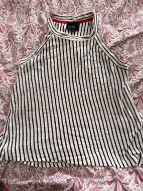 Anthropologie W5 Stripe crop top tank top size small modern